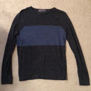 Blue Vince Color block Sweater